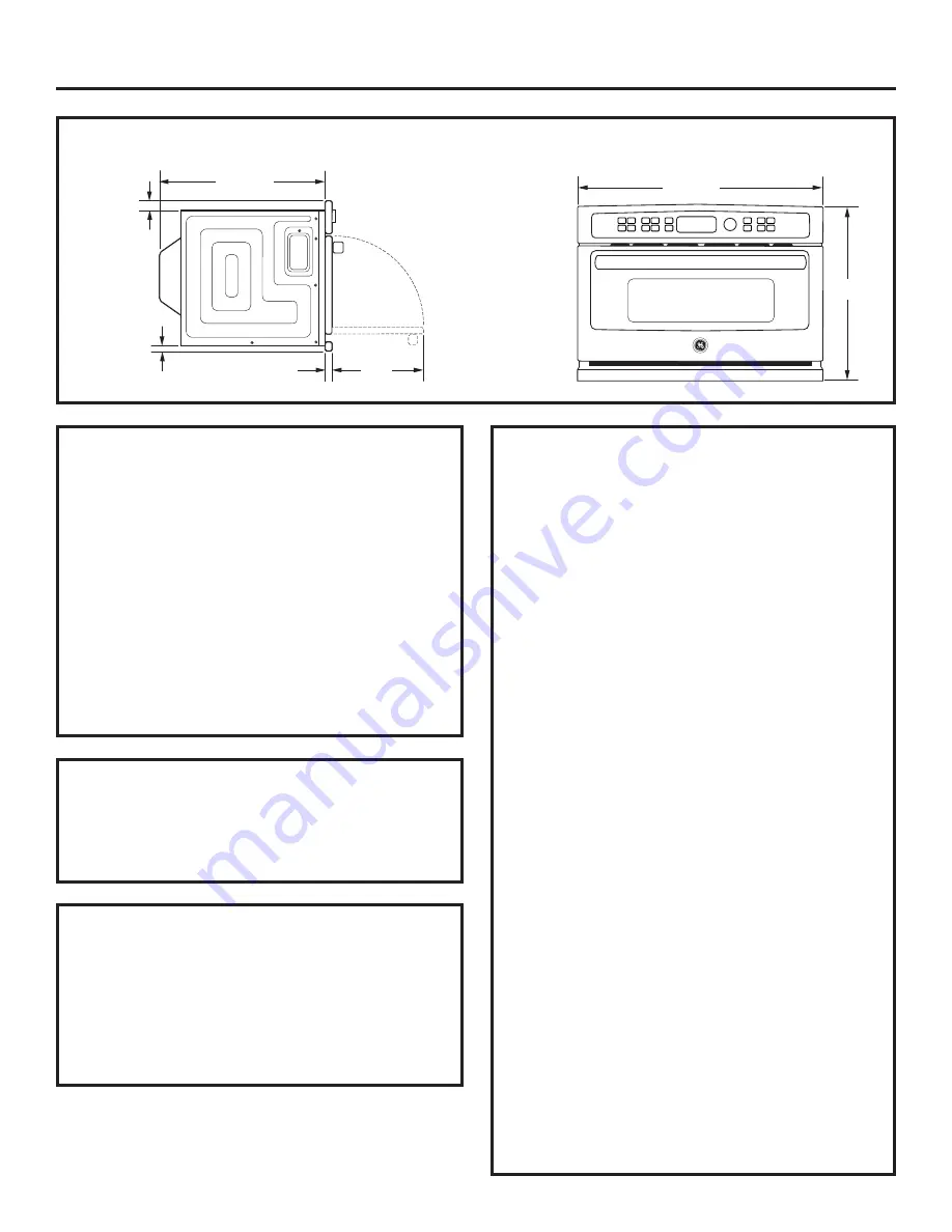 GE SpeedCook PSB9240DF Скачать руководство пользователя страница 4