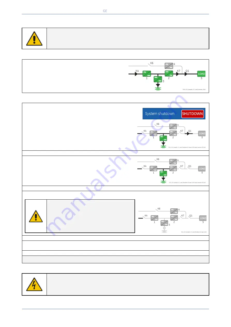 GE TLE 625 UL S2 User Manual Download Page 70