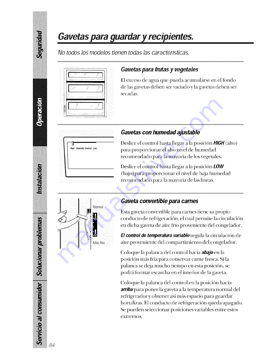 GE TPX21PRXDBB Owner'S Manual Download Page 84