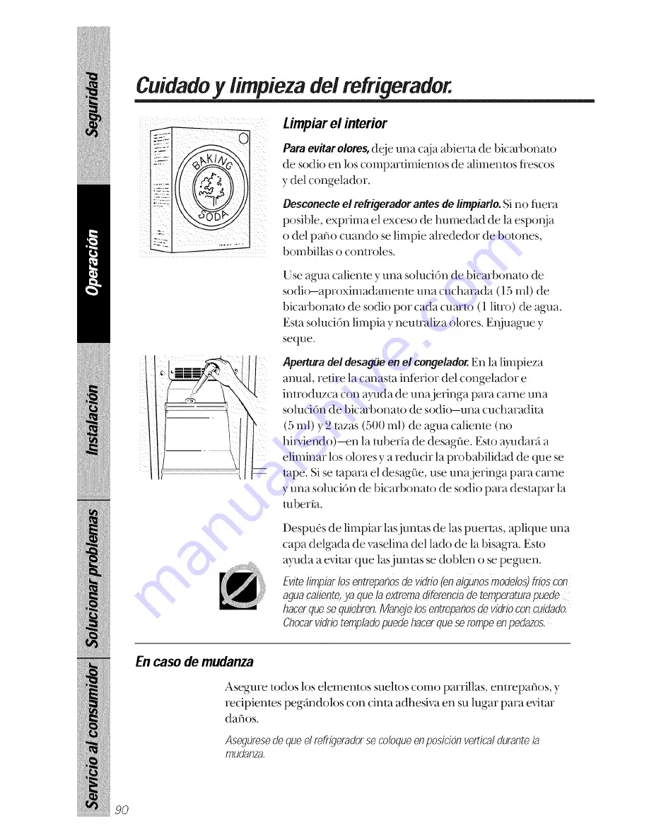 GE TPX21PRXDBB Owner'S Manual Download Page 90