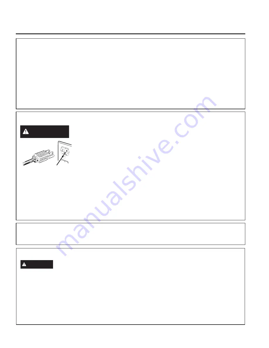 GE UVM9125 Owner'S Manual Download Page 5