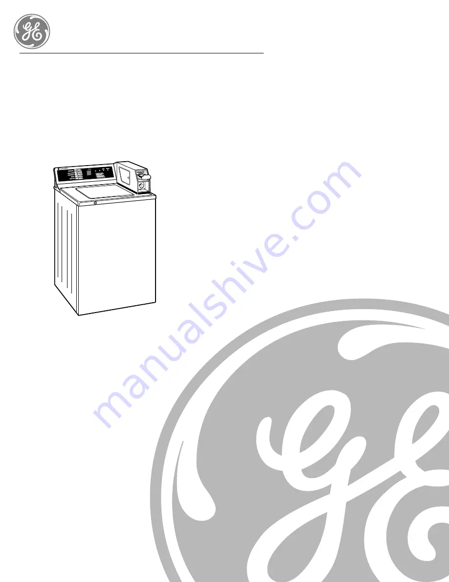 GE WCCB1030WYC Technical Service Manual Download Page 1