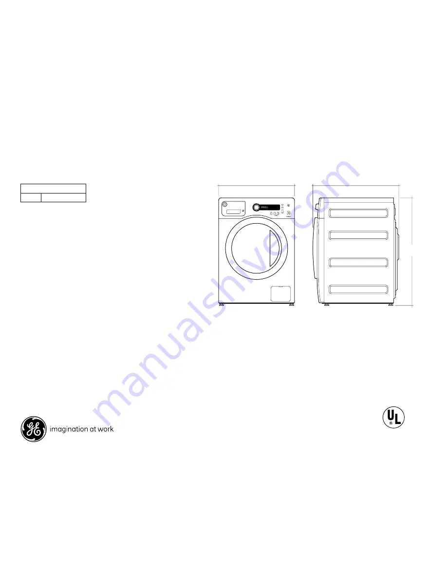 GE WCVH4800K Скачать руководство пользователя страница 1