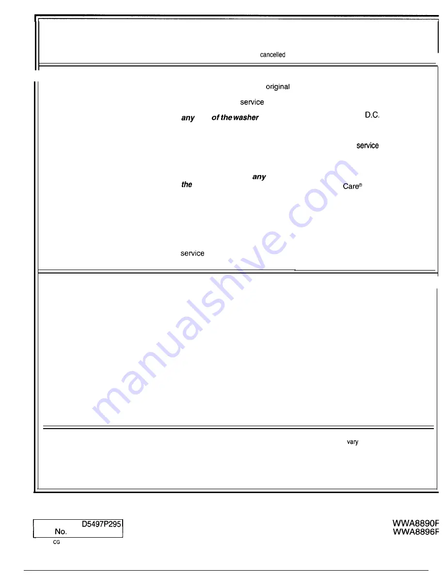 GE WWA8896R Скачать руководство пользователя страница 28