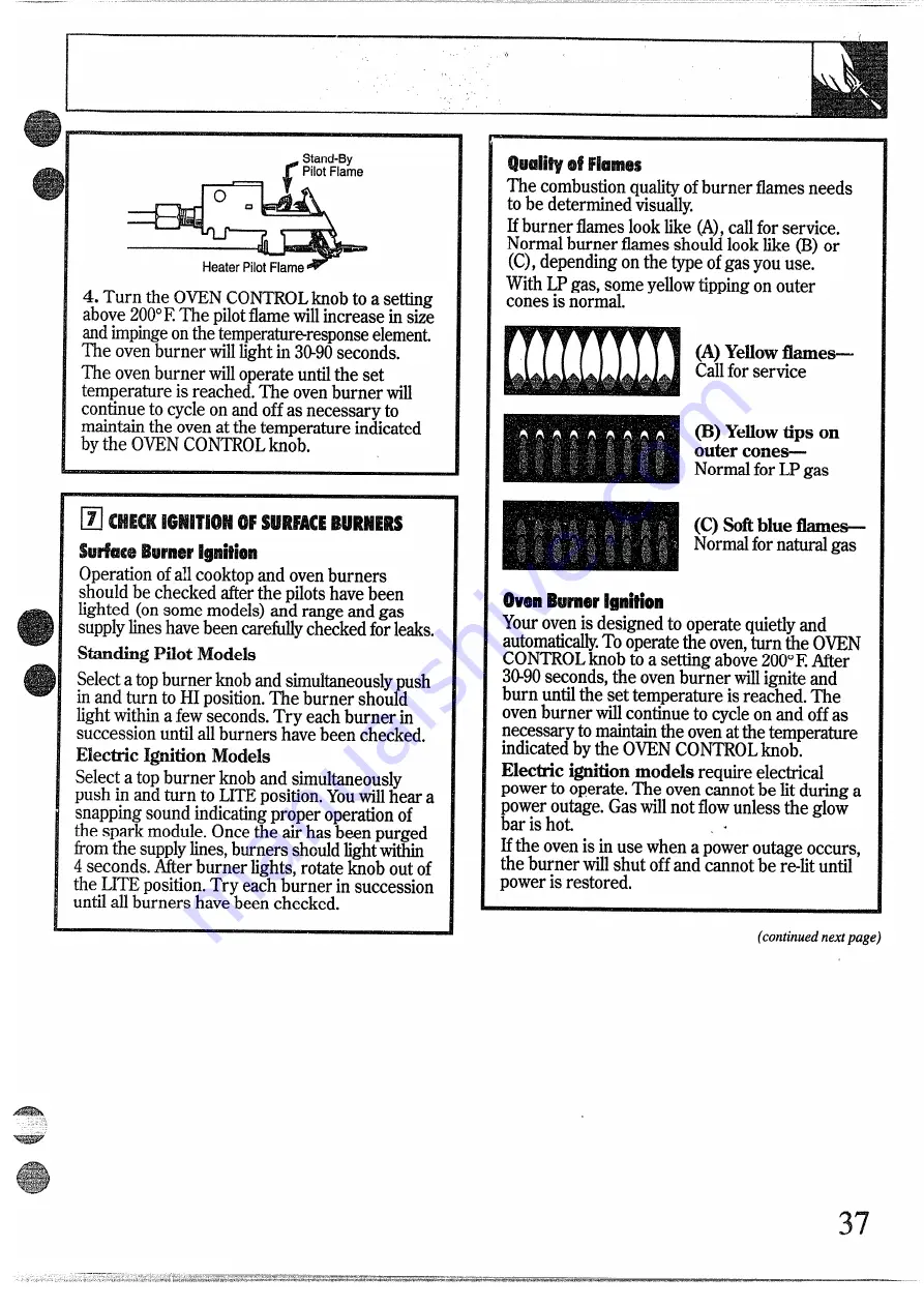 GE XL44 JGBS02EN Use And Care & Installation Manual Download Page 38