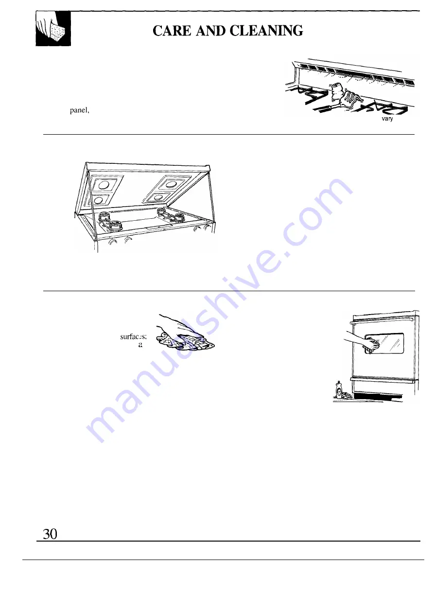 GE XLMT JGBP24GEN Use And Care & Installation Manual Download Page 30