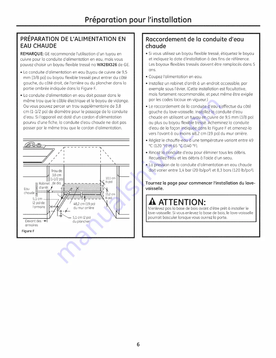 GE ZDT800SPF1SS Installation Instructions Manual Download Page 22