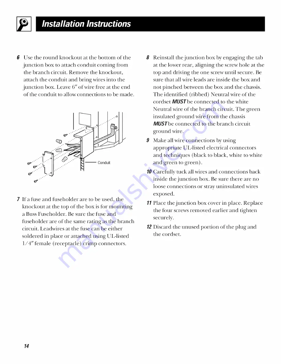 GE Zoneline 3200 Owner'S Manual Download Page 14