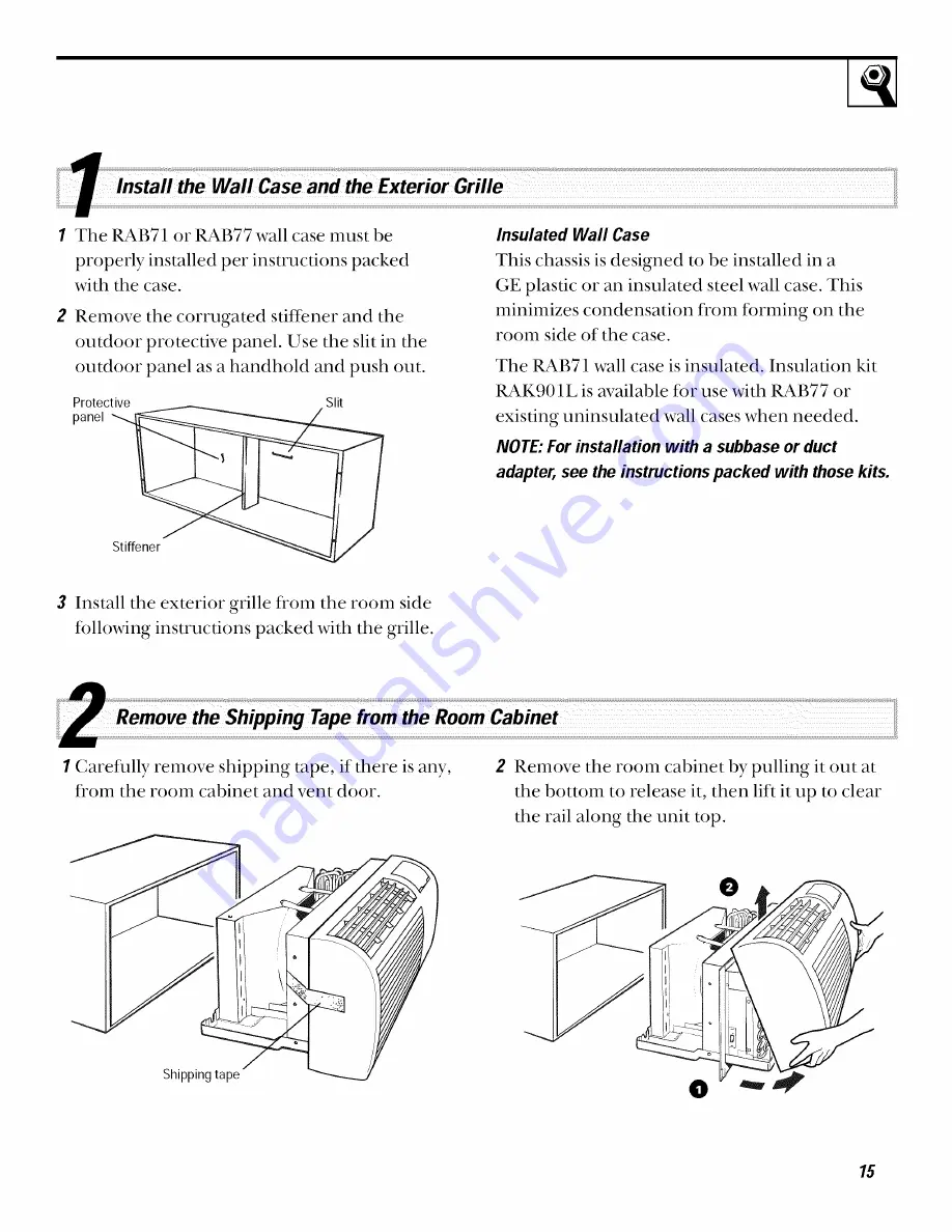 GE Zoneline 3200 Owner'S Manual Download Page 15