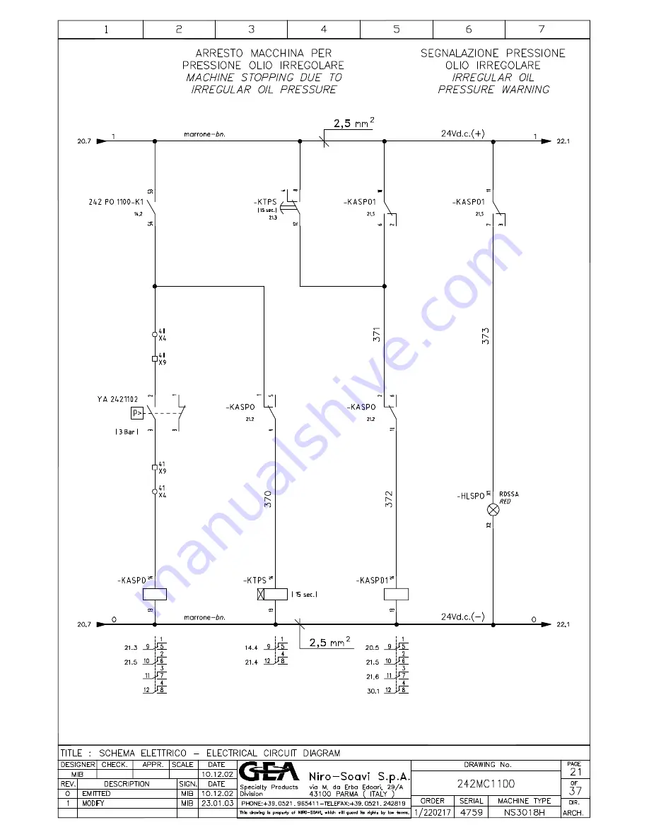 GEA ARIETE Instructions For Use And Maintenance Manual Download Page 231