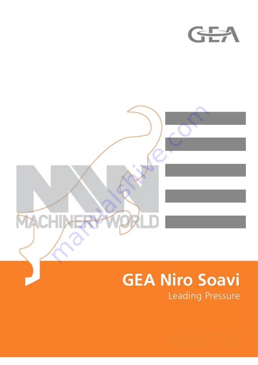 GEA ONE 11TS Instructions For Use And Maintenance Manual Download Page 1