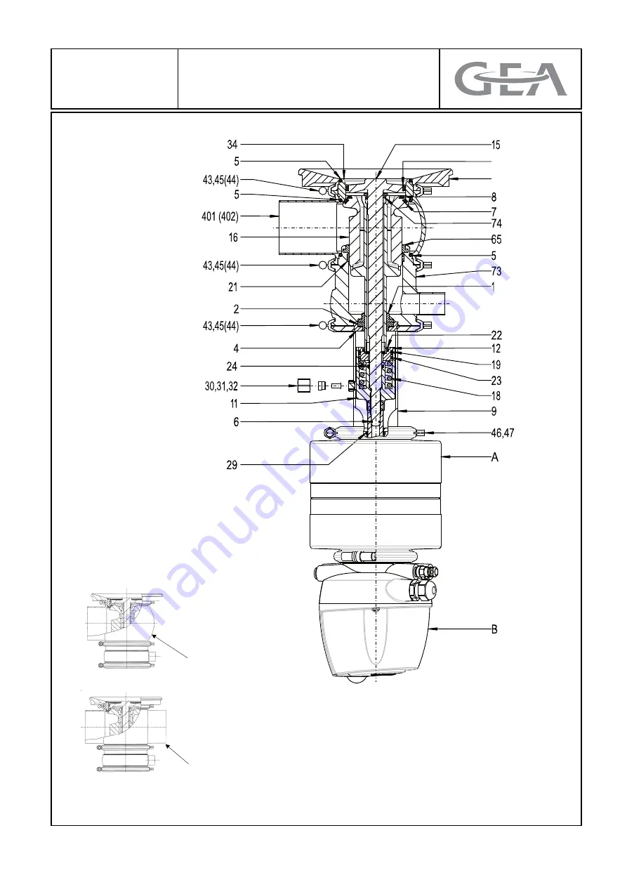 GEA VARIVENT T R Operating Instructions Manual Download Page 51