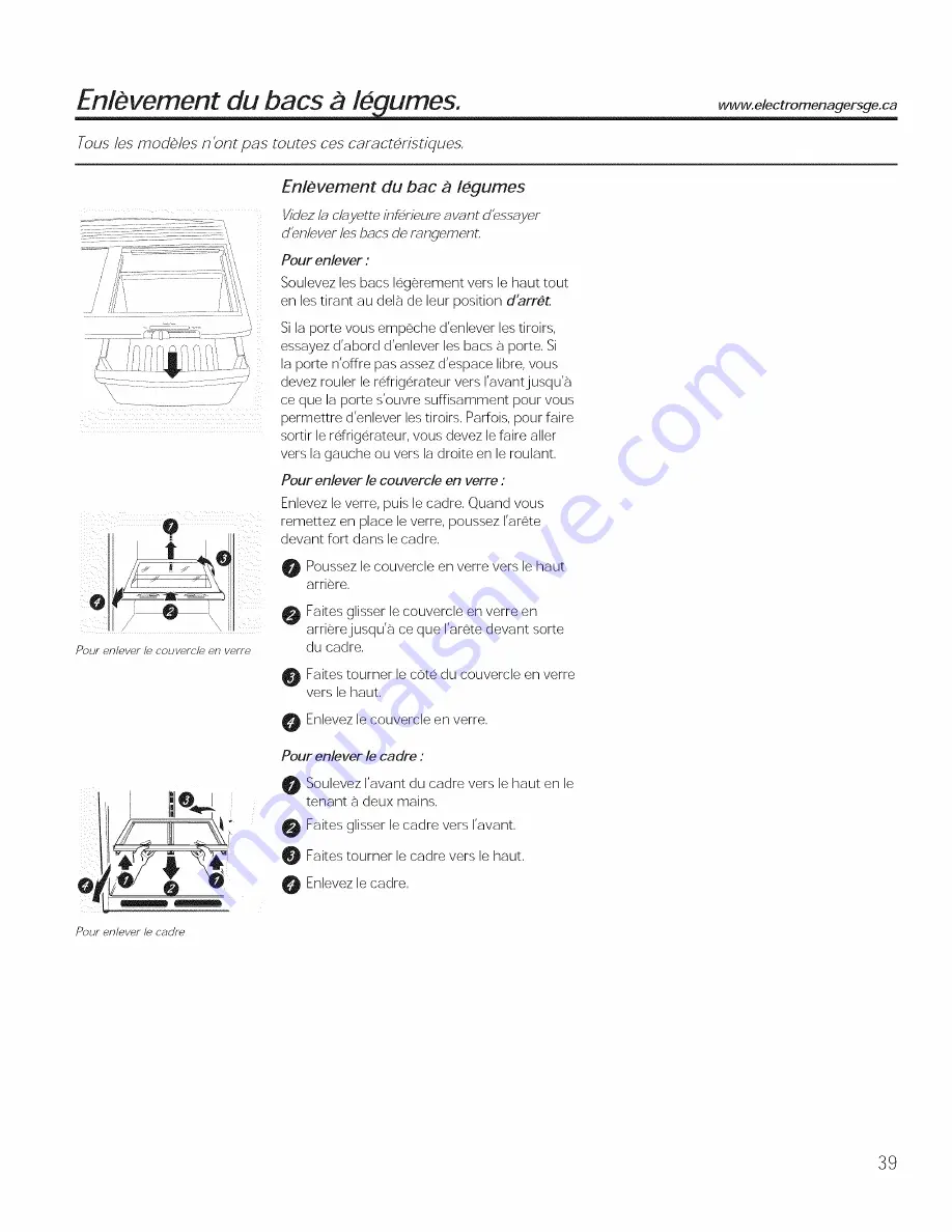 GEAppliances GTL27 Owner'S Manual And Installation Instructions Download Page 39