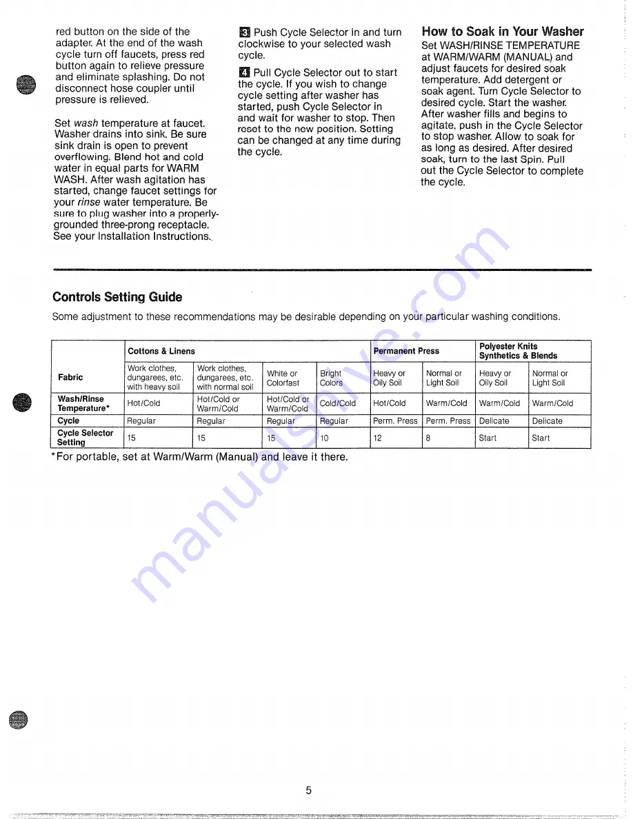 GEAppliances WWP1180C How To Get The Best Download Page 5