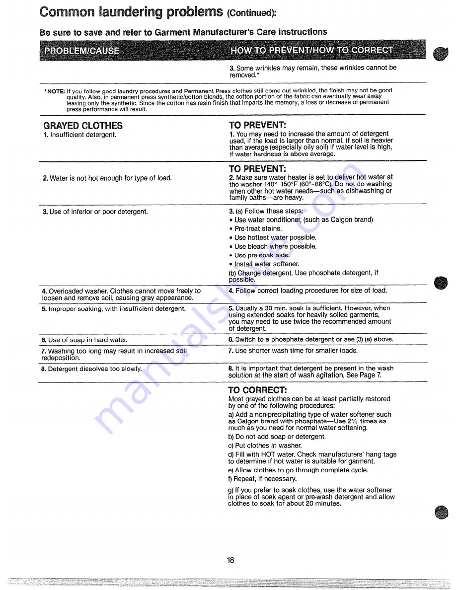 GEAppliances WWP1180C How To Get The Best Download Page 18