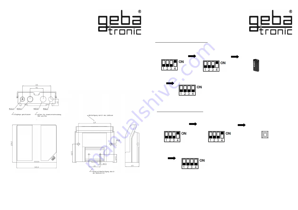 gebatronic 500.STU0.00 Manual Download Page 16