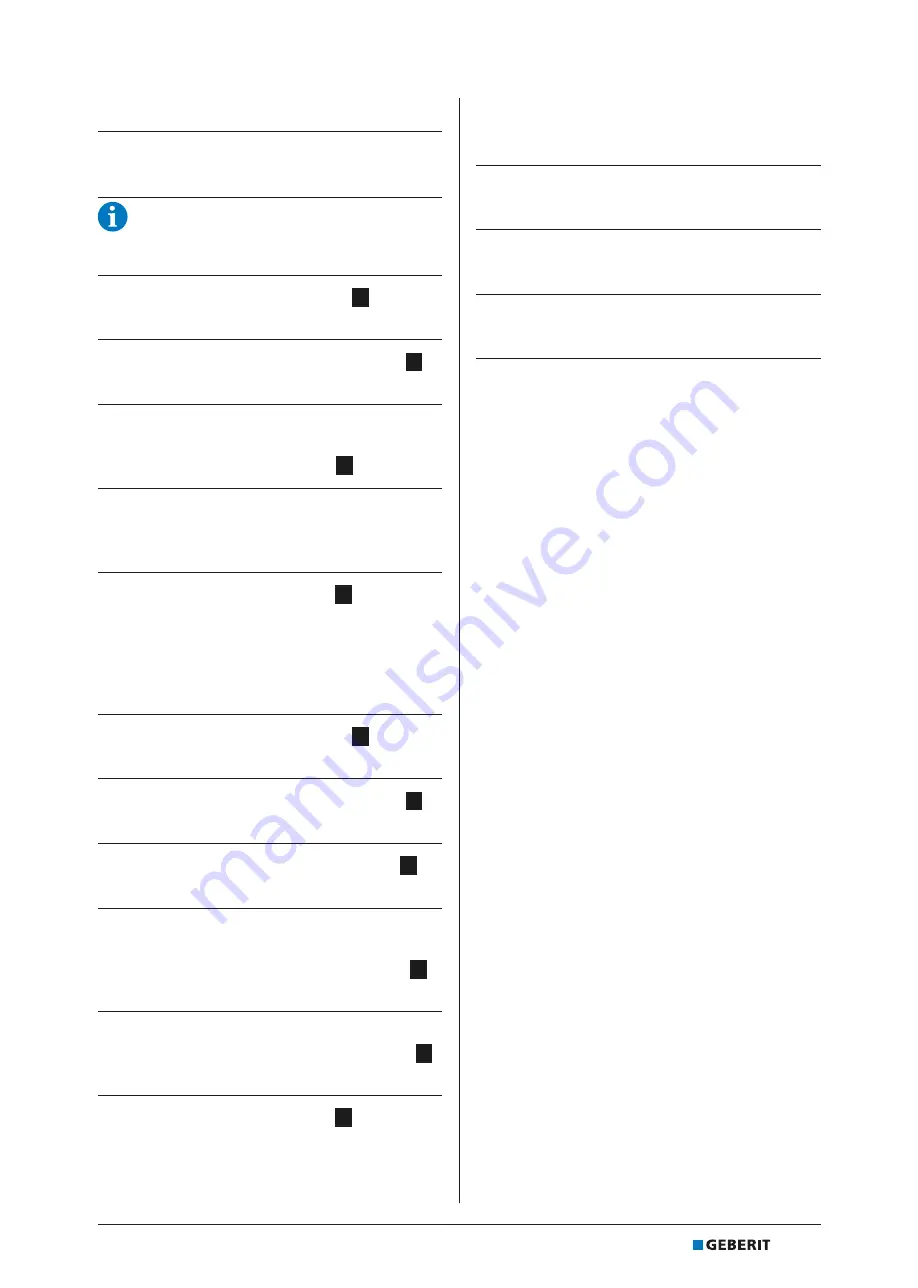 Geberit 616.211.00.1 Maintenance Manual Download Page 59