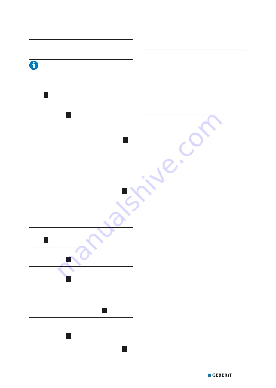 Geberit 616.211.00.1 Maintenance Manual Download Page 103