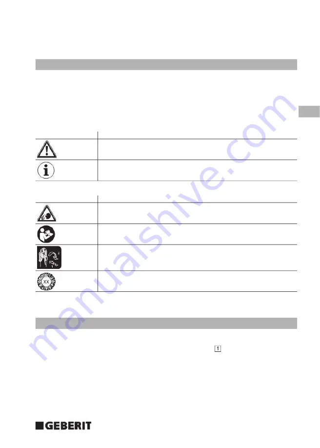 Geberit ACO 102 Operation Manual Download Page 39