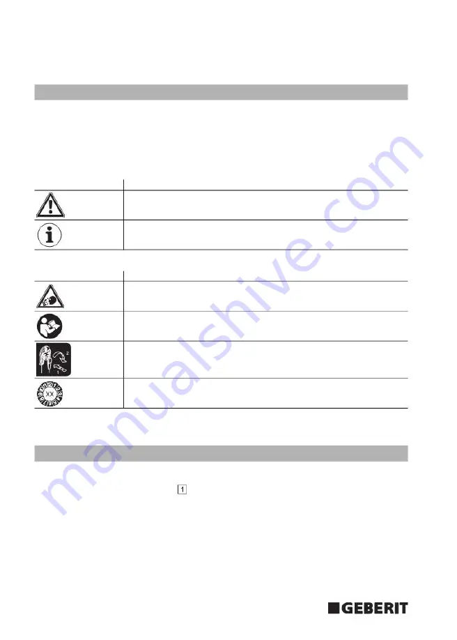 Geberit ACO 102 Operation Manual Download Page 60