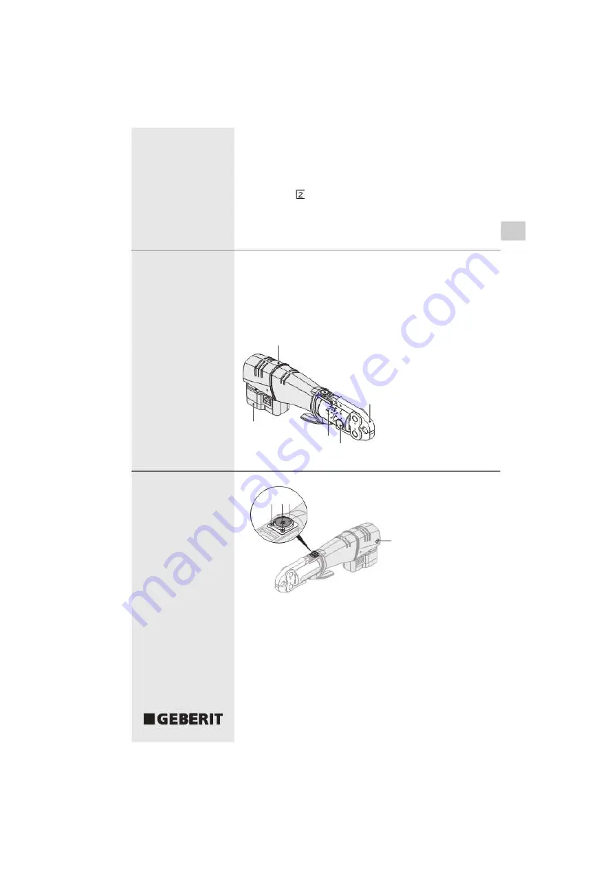 Geberit ACO 201 Operating Instructions Manual Download Page 25