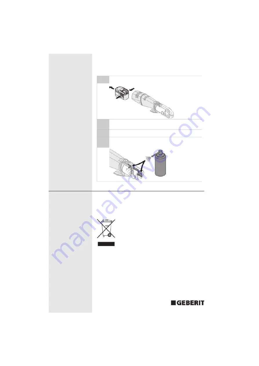 Geberit ACO 201 Operating Instructions Manual Download Page 42