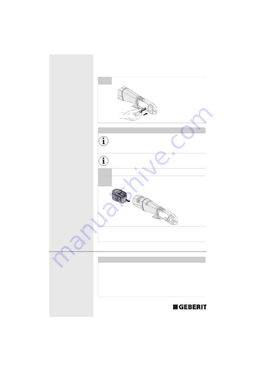 Geberit ACO 201 Operating Instructions Manual Download Page 58