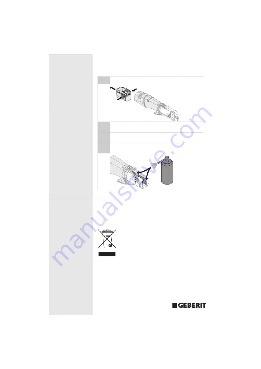 Geberit ACO 201 Operating Instructions Manual Download Page 72