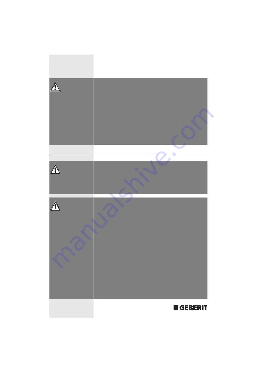 Geberit ACO 201 Operating Instructions Manual Download Page 134