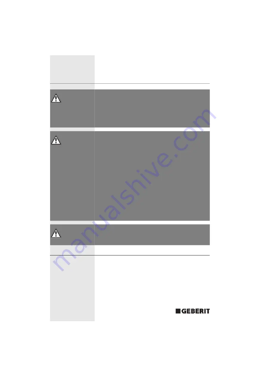 Geberit ACO 201 Operating Instructions Manual Download Page 164