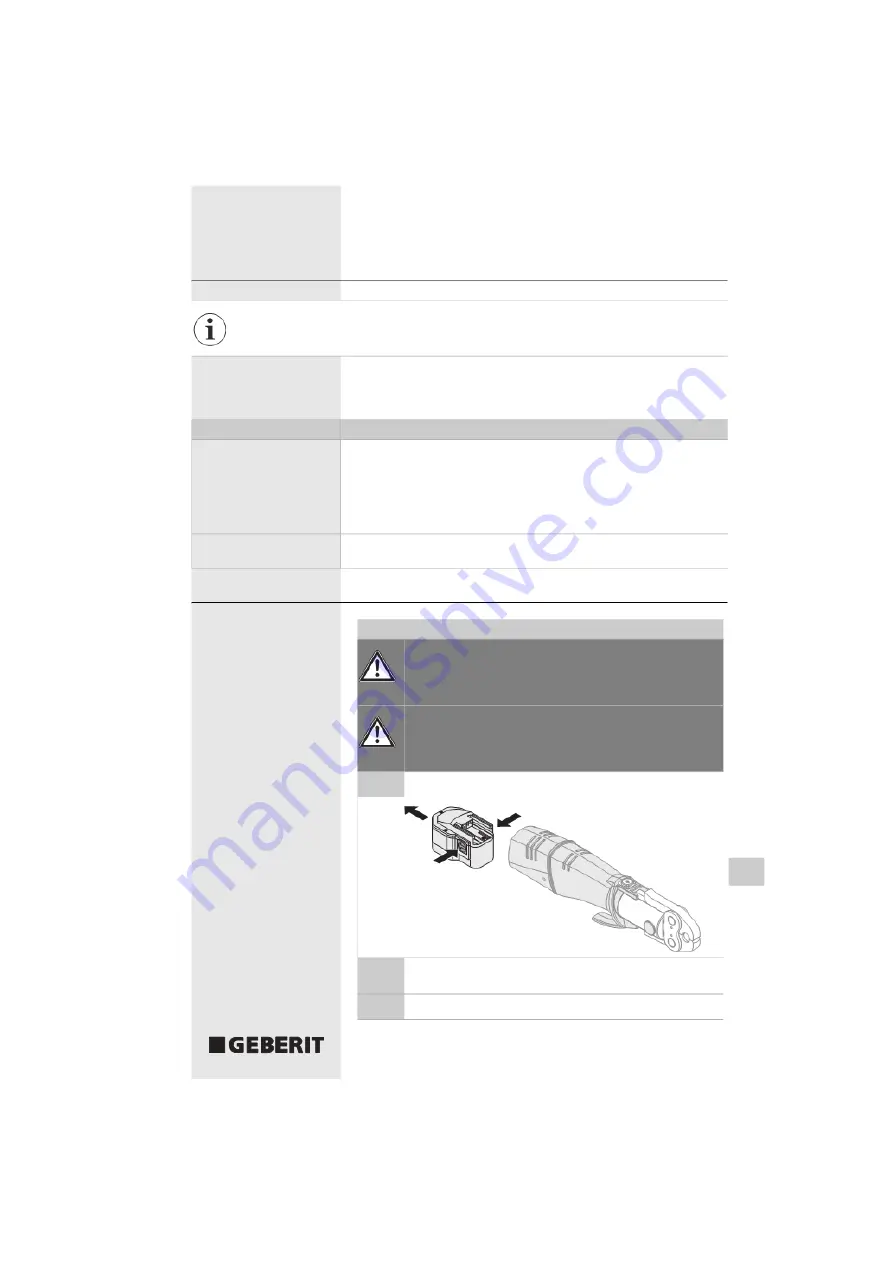 Geberit ACO 201 Operating Instructions Manual Download Page 213