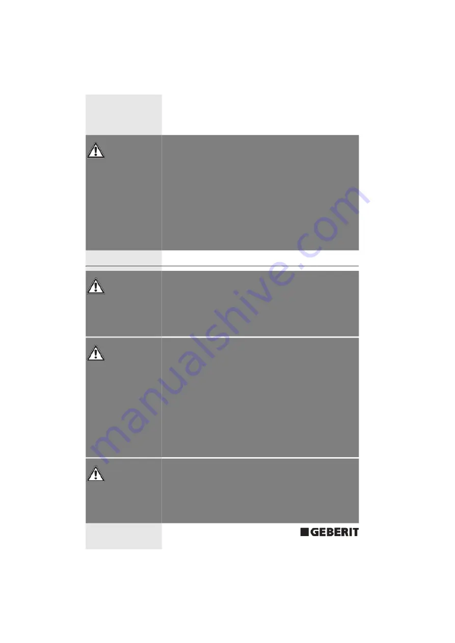 Geberit ACO 201 Operating Instructions Manual Download Page 216