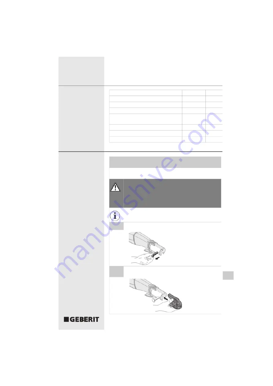 Geberit ACO 201 Operating Instructions Manual Download Page 219