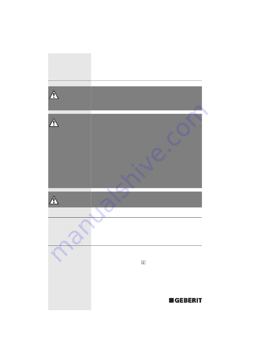 Geberit ACO 201 Operating Instructions Manual Download Page 246