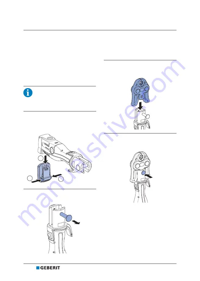 Geberit ACO 203 Operation Manual Download Page 12