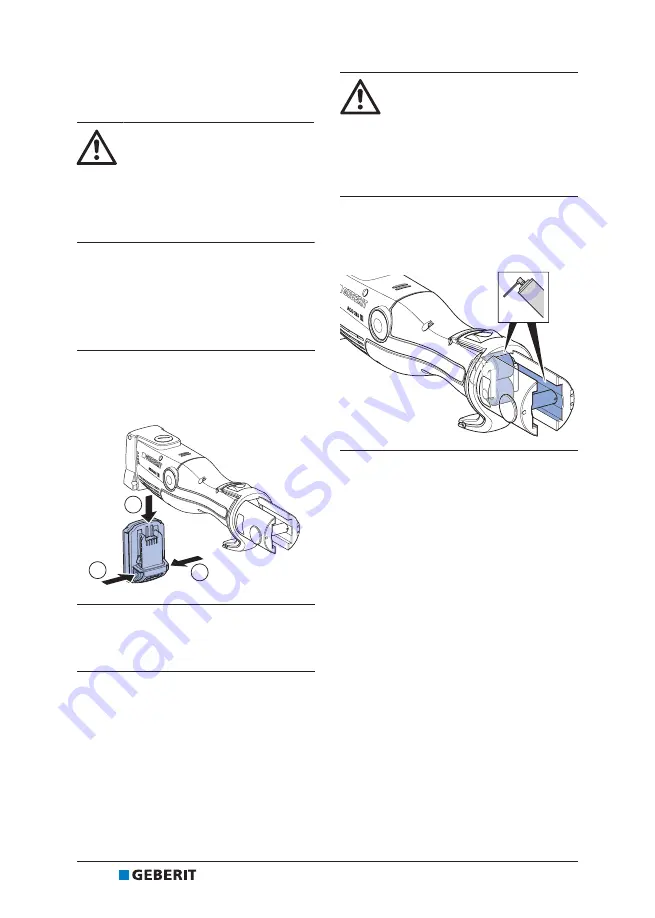 Geberit ACO 203 Operation Manual Download Page 18