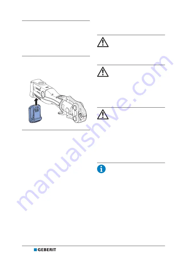 Geberit ACO 203 Operation Manual Download Page 46