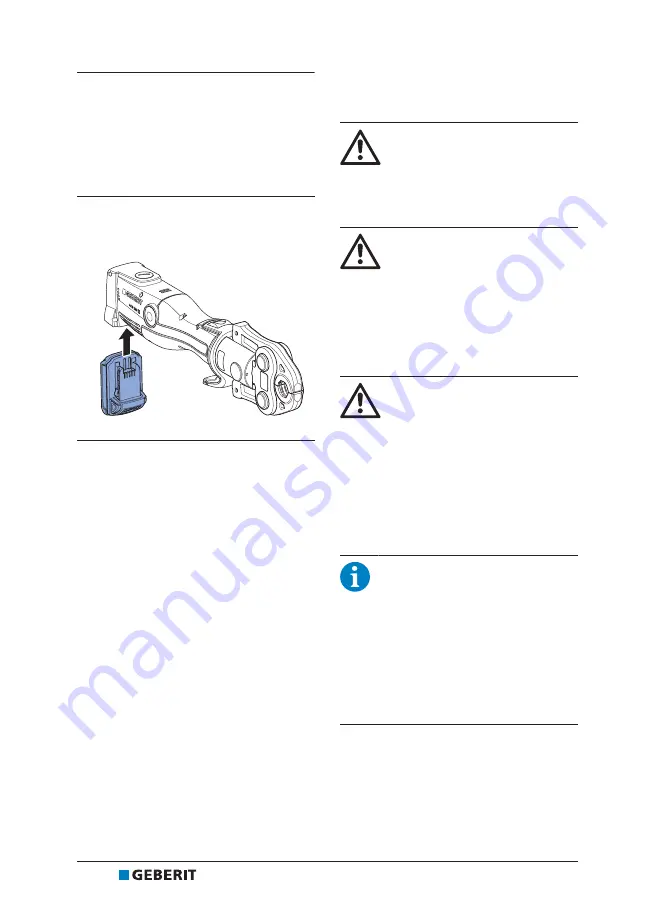 Geberit ACO 203 Operation Manual Download Page 126