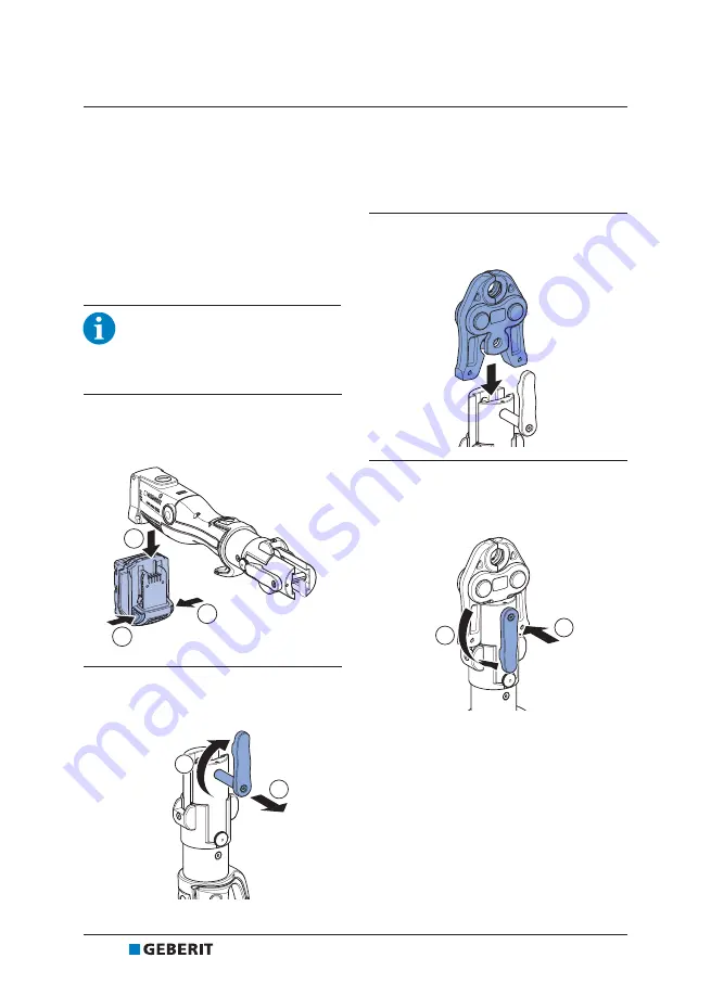 Geberit ACO 203XL Operation Manual Download Page 14