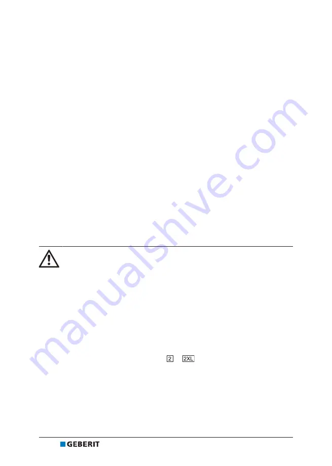 Geberit ACO 203XL Operation Manual Download Page 60