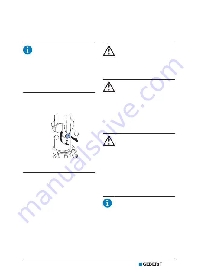 Geberit ACO 203XL Operation Manual Download Page 107