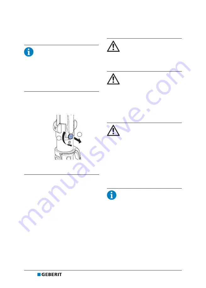 Geberit ACO 203XL Operation Manual Download Page 126