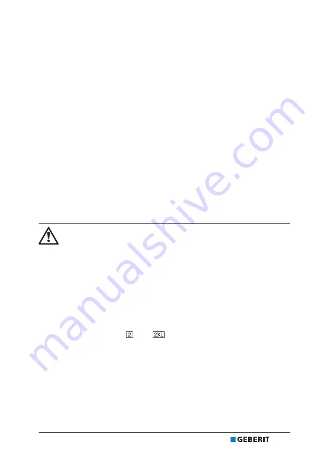 Geberit ACO 203XL Operation Manual Download Page 135