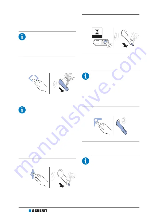 Geberit AQUACLEAN MERA CLASSIC User Manual Download Page 18