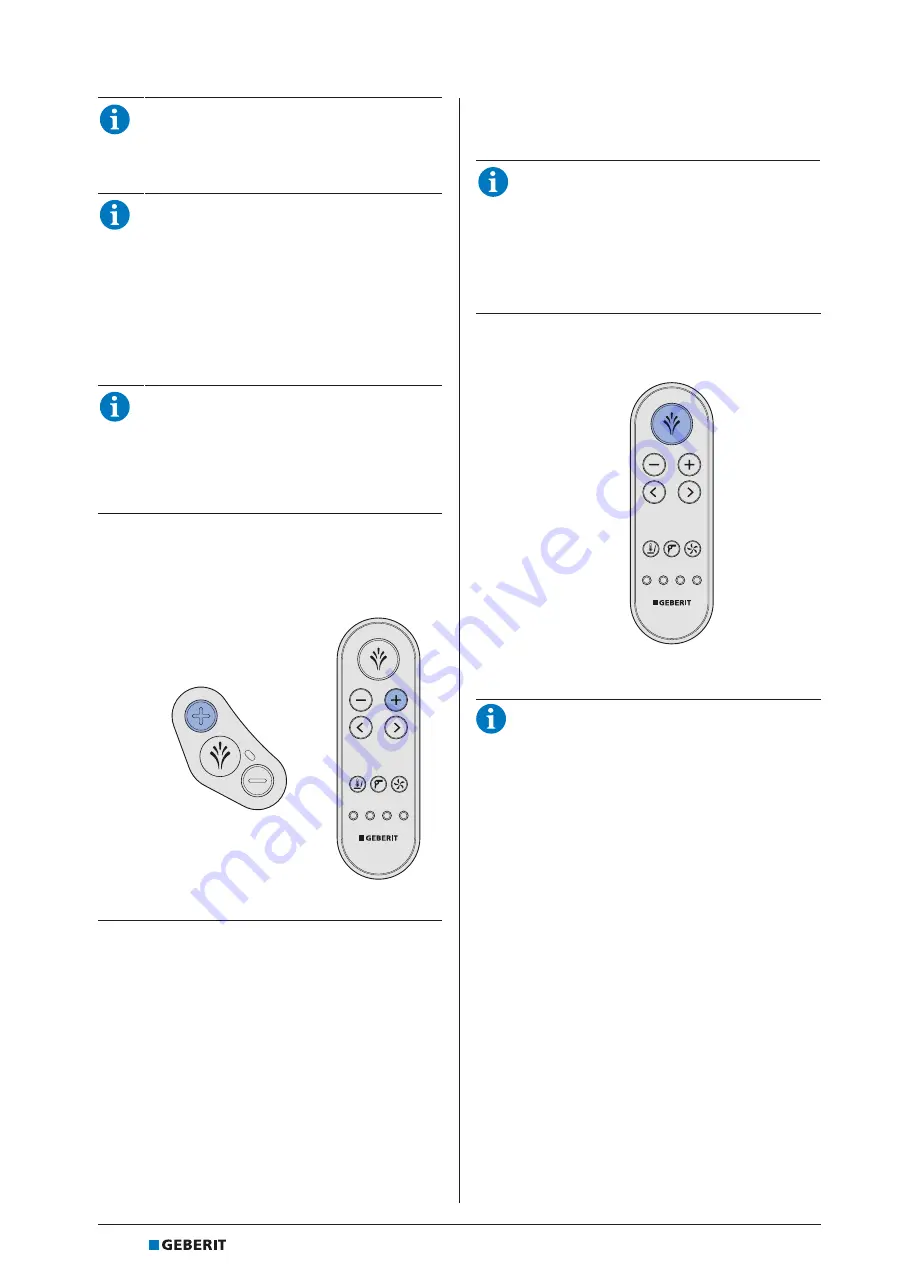 Geberit AQUACLEAN TUMA COMFORT 146270SI1 Installation Manual Download Page 64