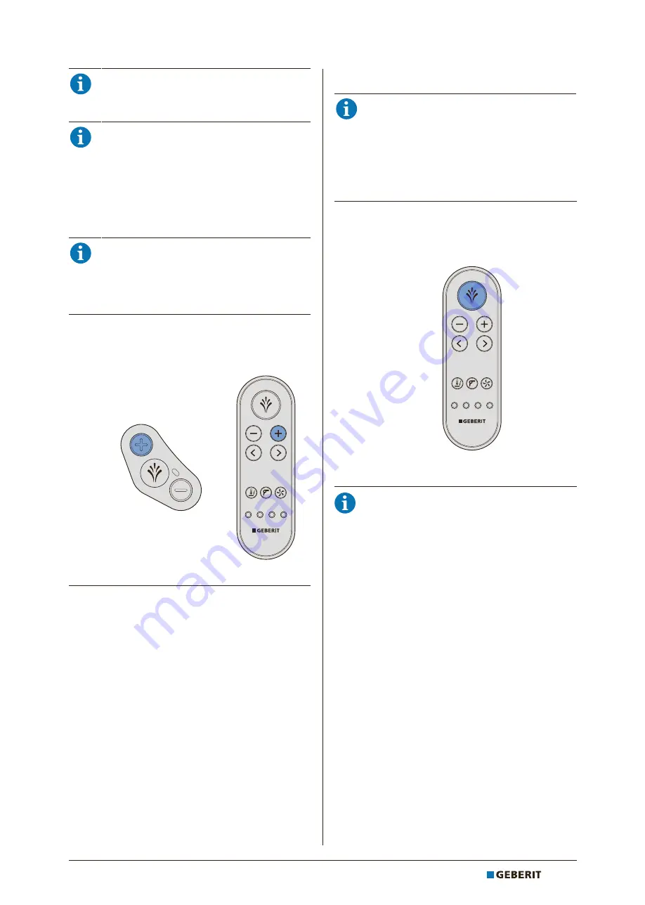 Geberit AQUACLEAN TUMA COMFORT Installation Manual Download Page 97