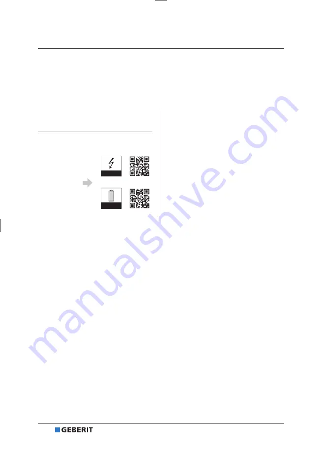 Geberit DGWC-03-C Operation Manual Download Page 34