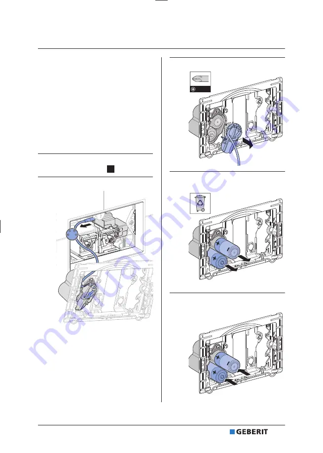 Geberit DGWC-03-C Operation Manual Download Page 43