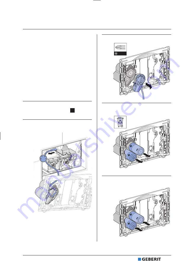 Geberit DGWC-03-C Operation Manual Download Page 85