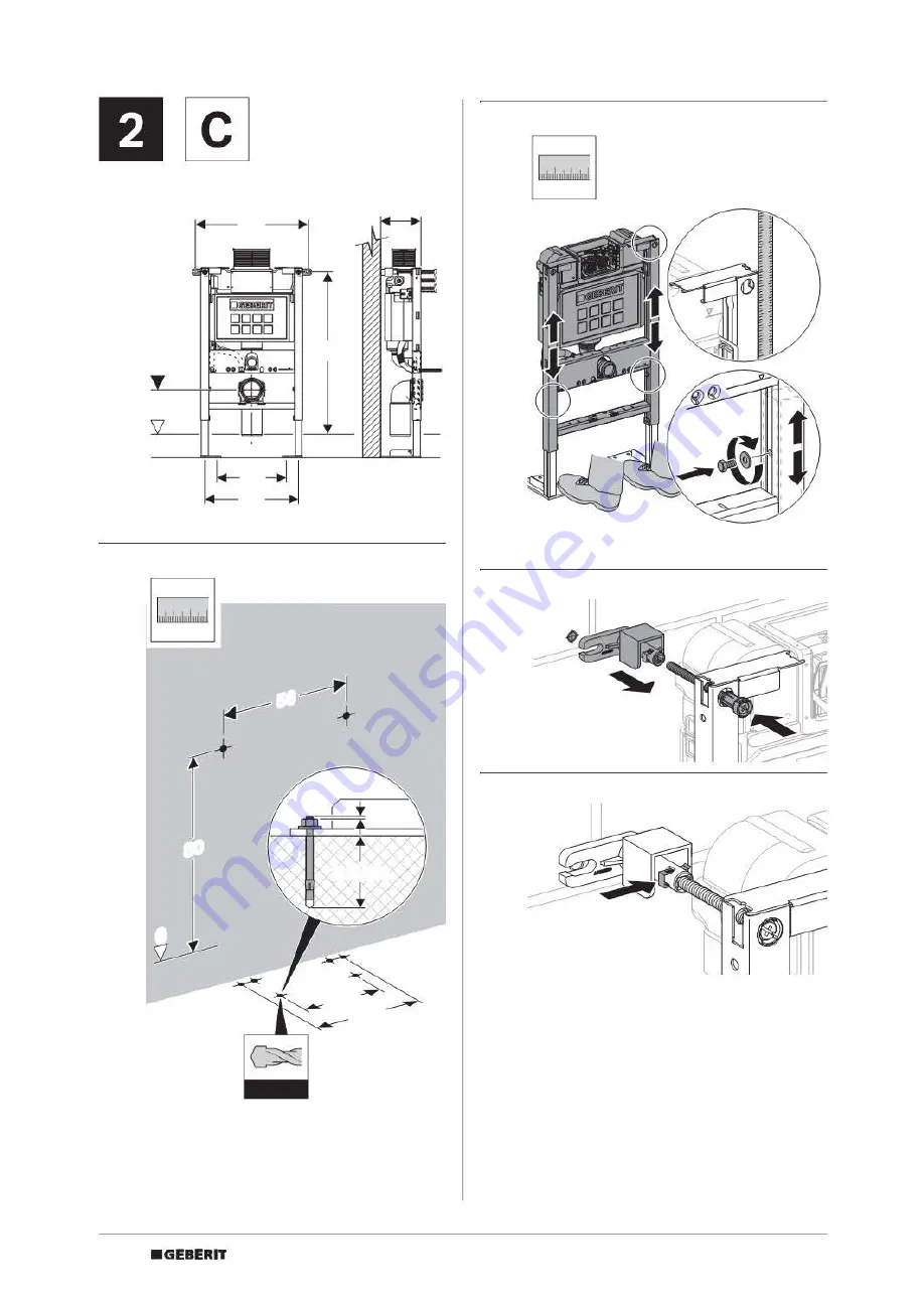 Geberit Duofix 9774 Installation Manual Download Page 6